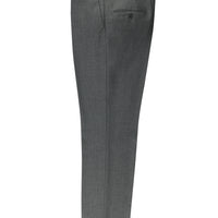 Orta Gri 6 Drop Regular Fit Standart Kesim Yünlü Klasik Kumaş Pantolon