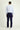  Açık Lacivert Slim Fit Dar Kesim Klasik Desenli Kumaş Pantolon