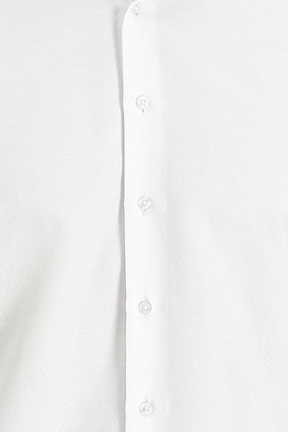  Beyaz Uzun Kol Slim Fit Dar Kesim Klasik Desenli Pamuklu Kolay Ütülenebilir Gömlek
