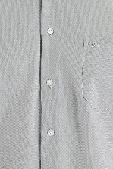 Siyah Uzun Kol Klasik Desenli Pamuklu Kolay Ütülenebilir Gömlek