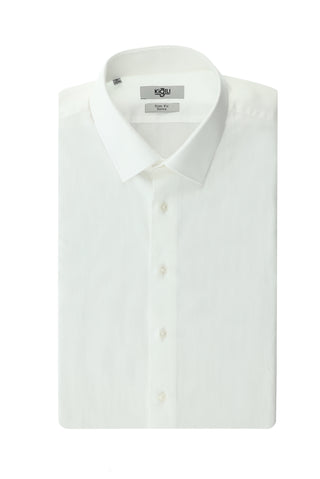  Beyaz Uzun Kol Slim Fit Dar Kesim Nano Care Pamuk Gömlek