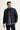 Orta Lacivert Slim Fit Dar Kesim Kapitone Spor Mont