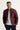 Şarap Bordo Slim Fit Dar Kesim Kapitone Spor Mont