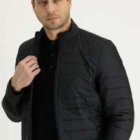 Siyah Kapitone Spor Mont