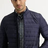 Orta Lacivert Kapitone Spor Mont