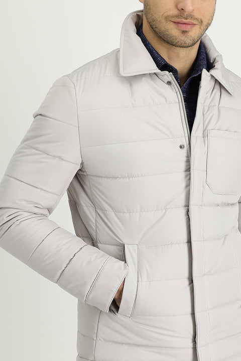 Taş Slim Fit Dar Kesim Kapitone Spor Mont