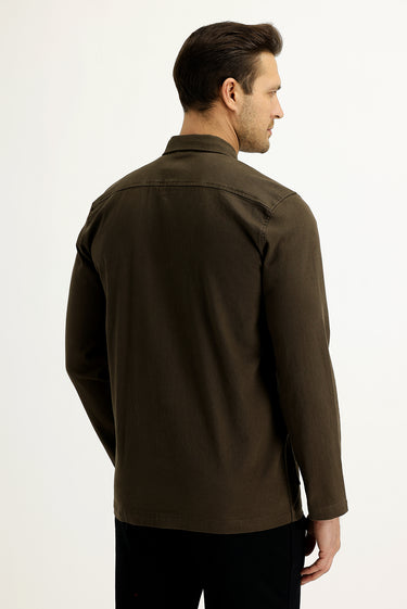 Orta Vizon Slim Fit Dar Kesim Shacket Gömlek / Mont