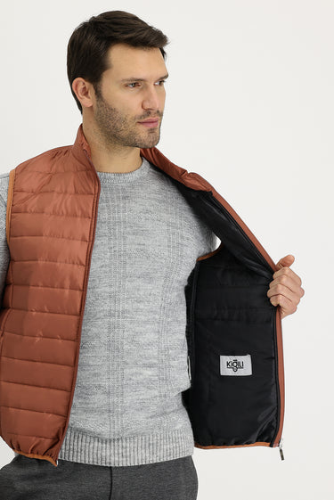 Gül Kurusu Kapitone Spor Yelek