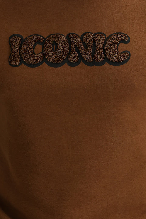 Tarçın  Bisiklet Yaka Slim Fit Dar Kesim Sweatshirt