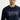 Orta Lacivert Bisiklet Yaka Slim Fit Dar Kesim Baskılı Sweatshirt
