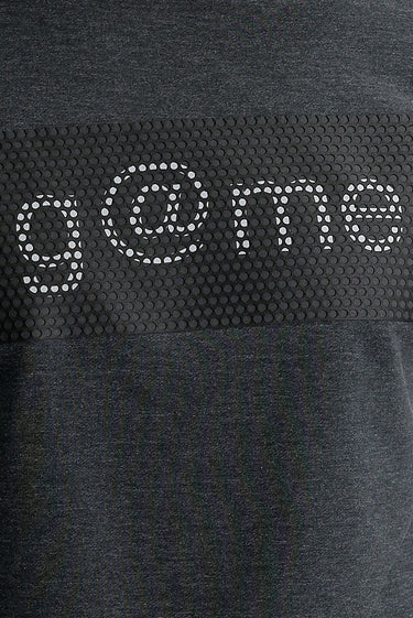 Koyu Antrasit Bisiklet Yaka Slim Fit Dar Kesim Sweatshirt