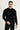 Siyah Polo Yaka Regular Fit Triko Kazak