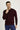 Koyu Bordo Polo Yaka Regular Fit Triko Kazak