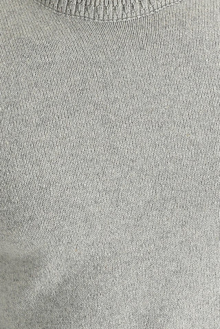  Orta Gri Bisiklet Yaka Slim Fit Dar Kesim Yünlü Triko Kazak