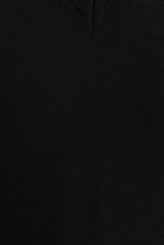  Siyah V Yaka Triko Süveter