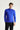 Saks Mavi Yarım Balıkçı Yaka Slim Fit Dar Kesim Triko Kazak
