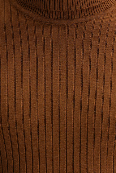 Tarçın  Balıkçı Yaka Slim Fit Dar Kesim Triko Kazak