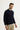 Koyu Lacivert Bisiklet Yaka Slim Fit Dar Kesim Triko Kazak