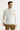 Ekru Bisiklet Yaka Slim Fit Dar Kesim Pamuklu Triko Kazak