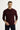  Açık Bordo Bisiklet Yaka Slim Fit Dar Kesim Pamuklu Triko Kazak