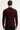  Açık Bordo Bisiklet Yaka Slim Fit Dar Kesim Pamuklu Triko Kazak