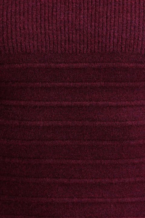 Mürdüm Bisiklet Yaka Slim Fit Dar Kesim Triko Kazak