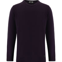 Orta Mor Bisiklet Yaka Slim Fit Dar Kesim Desenli Triko Kazak