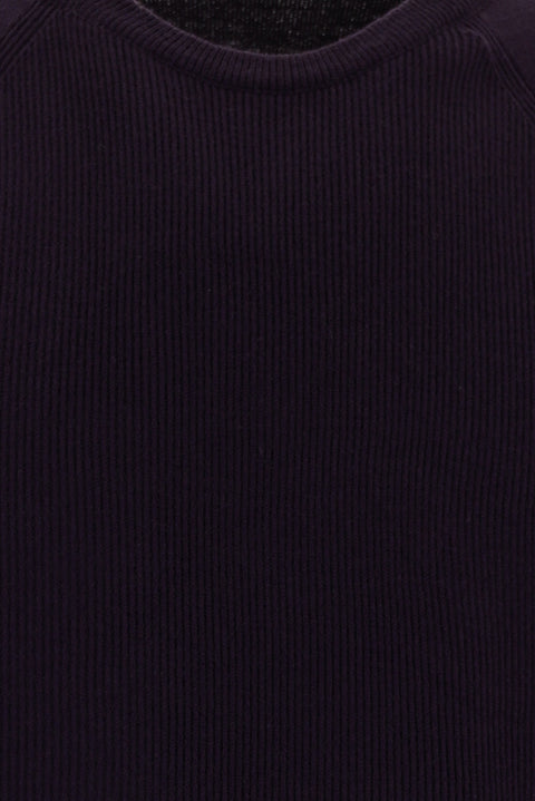 Orta Mor Bisiklet Yaka Slim Fit Dar Kesim Desenli Triko Kazak
