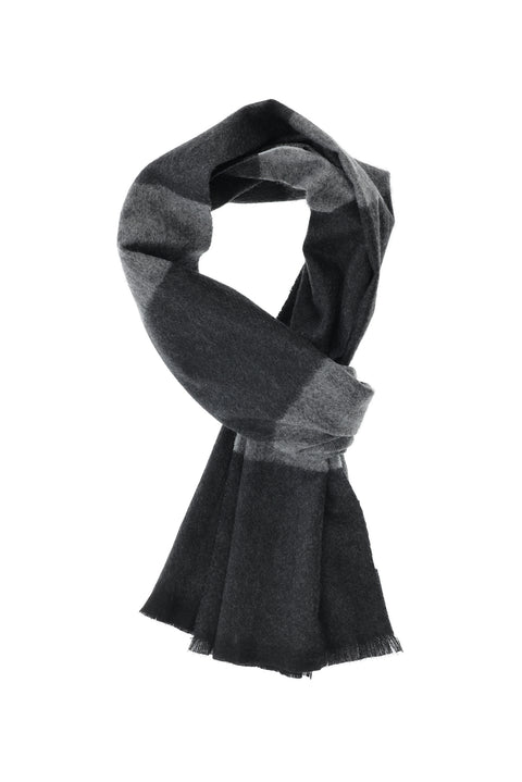 Orta Füme Bordürlü Atkı