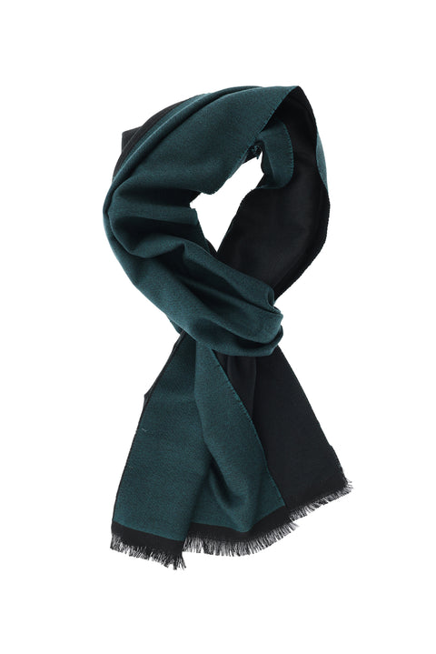 Zümrüt Yeşili Çift Taraflı Atkı