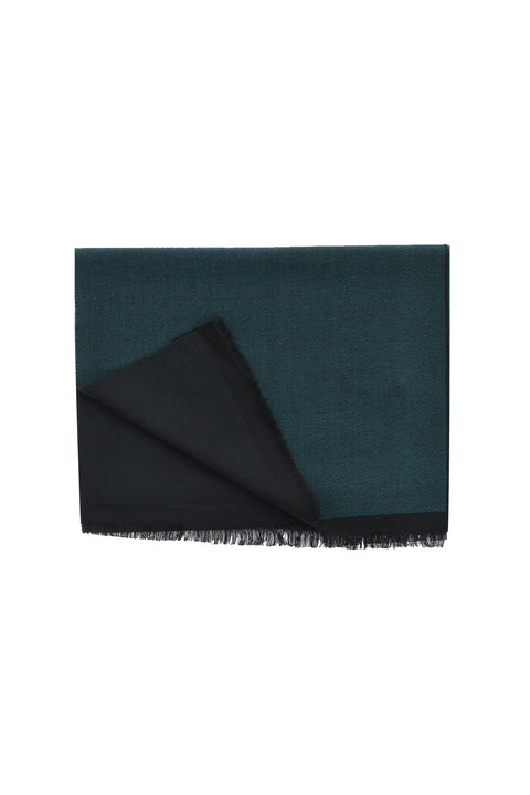 Zümrüt Yeşili Çift Taraflı Atkı