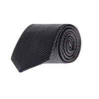 Orta Kahve Desenli Kravat