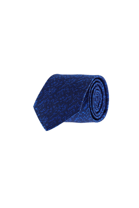 Blue Patterned Tie