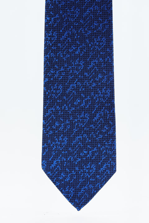 Blue Patterned Tie