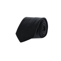 Black Patterned Tie