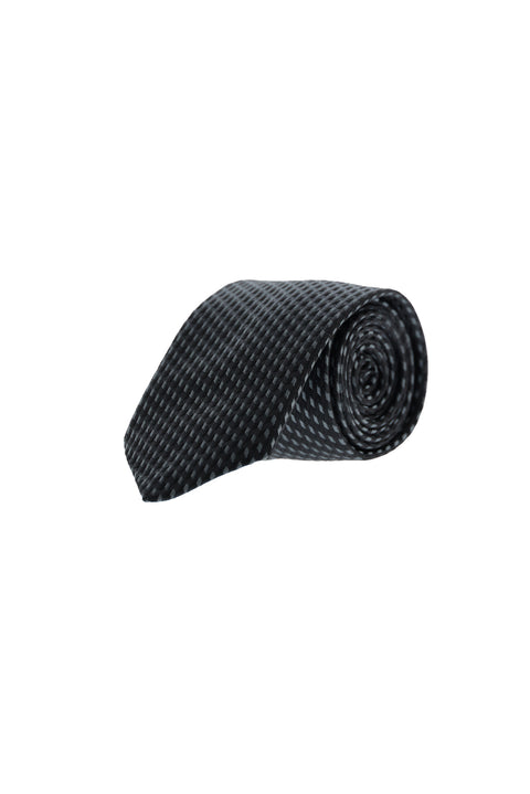 Black Patterned Tie