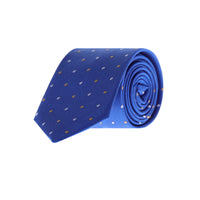 Mavi Desenli Kravat
