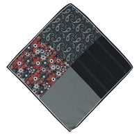 Black Patterned Handkerchief