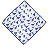 Orta Lacivert Desenli Mendil