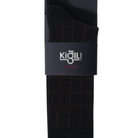Black 2-Pack Cotton Patterned Socks