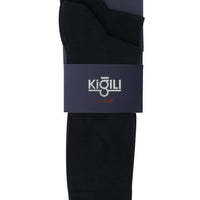 Koyu Siyah 2'li Desenli Çorap Seti