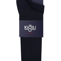 Orta Lacivert 2'li Desenli Çorap Seti