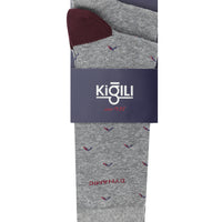 Medium Grey 2-Pack Patterned Socks