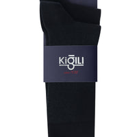 Açık Siyah 2'li Desenli Çorap Seti