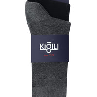 Siyah 2'li Desenli Çorap Seti