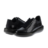 Siyah Sneaker Deri Ayakkabı