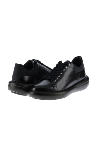 Siyah Sneaker Deri Ayakkabı