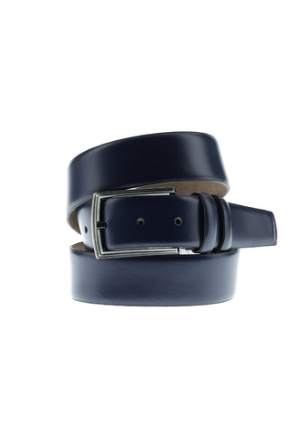  Koyu Lacivert Klasik Deri Kemer