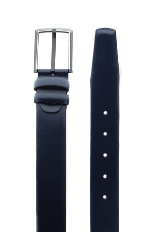  Koyu Lacivert Klasik Deri Kemer