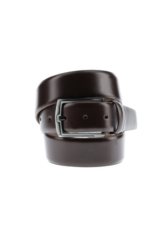  Koyu Kahve Klasik Deri Kemer